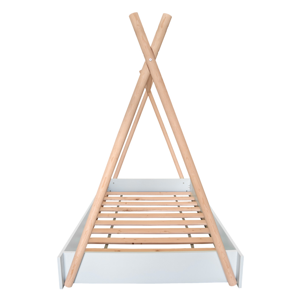 Cama Tipi o Teepee montessori para niños pequeños y niñas pequeñas 