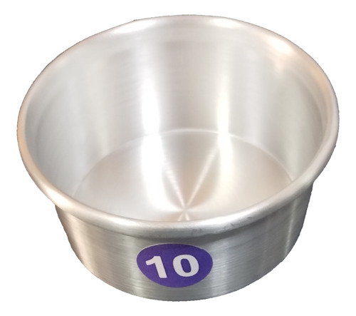 6 Moldes Circulares De Aluminio Para Mini Pastel De 10 Cm