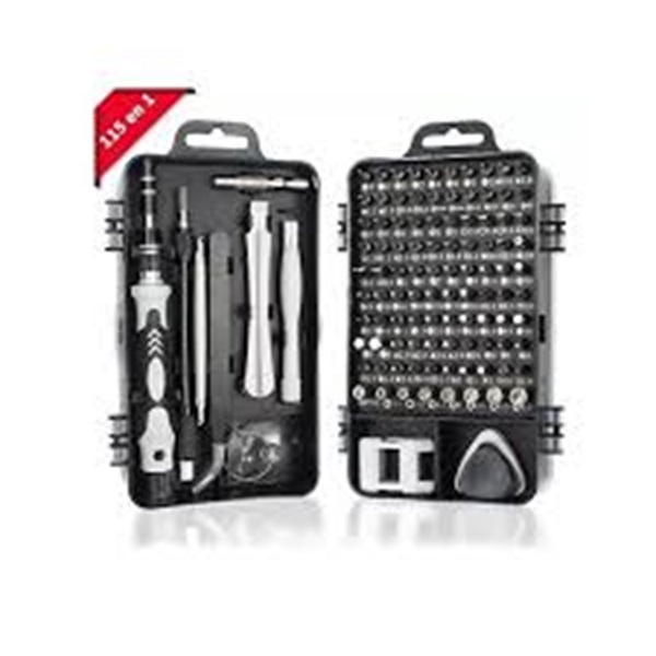 Kit de Desarmadores y Precision 115 pzs - RE115