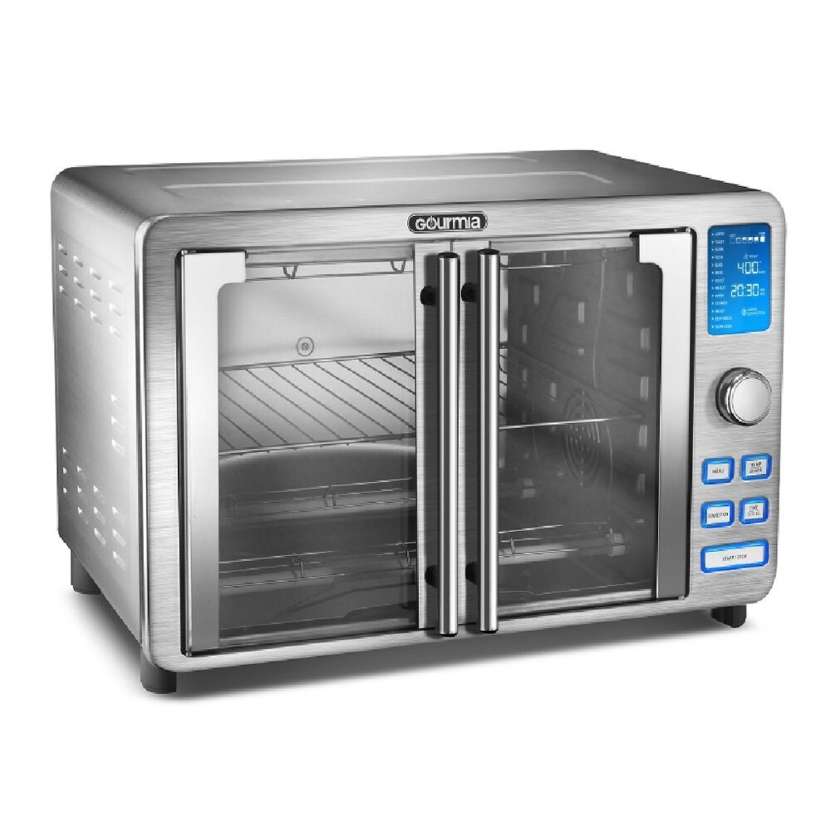 Horno Gourmia GTF7530con Freidora de Aire 35 lts 14 Funciones Puertas Francesas