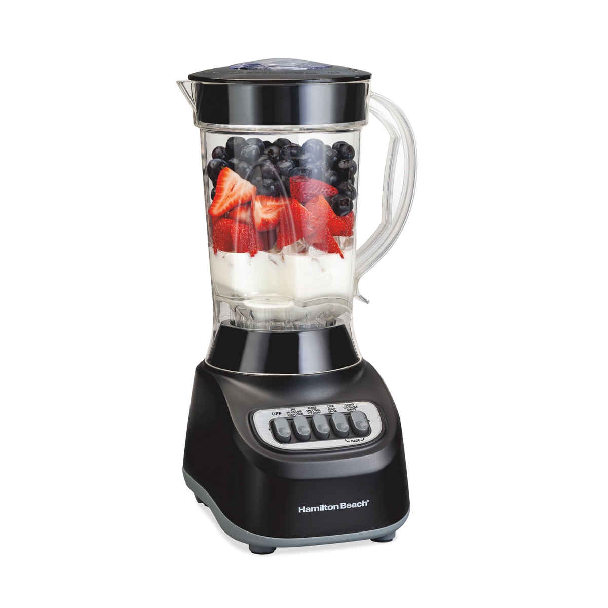 Licuadora Hamilton Beach 50180FG 1.4L Vaso Plástico 650W Negra ALBY2
