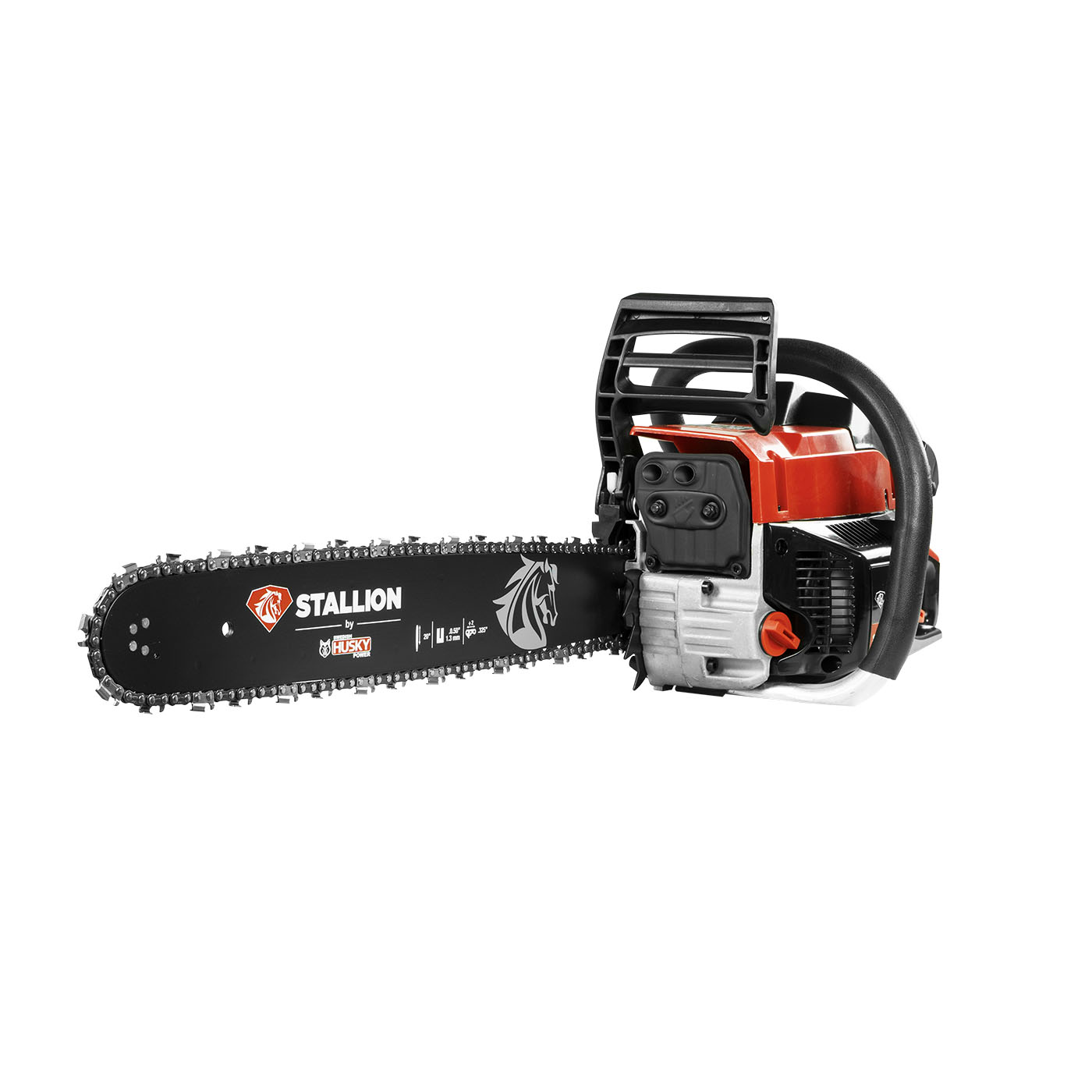 MOTOSIERRA MANUAL STALLION 52CC C/BARRA 20 PULGADAS C/ACCESORIOS - STM52PLUS