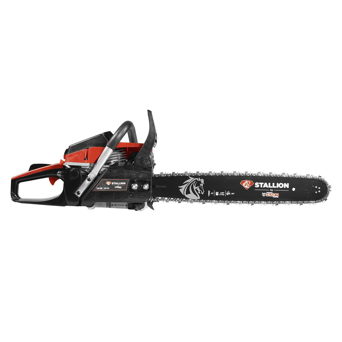 MOTOSIERRA MANUAL STALLION 52CC C/BARRA 20 PULGADAS C/ACCESORIOS - STM52PLUS