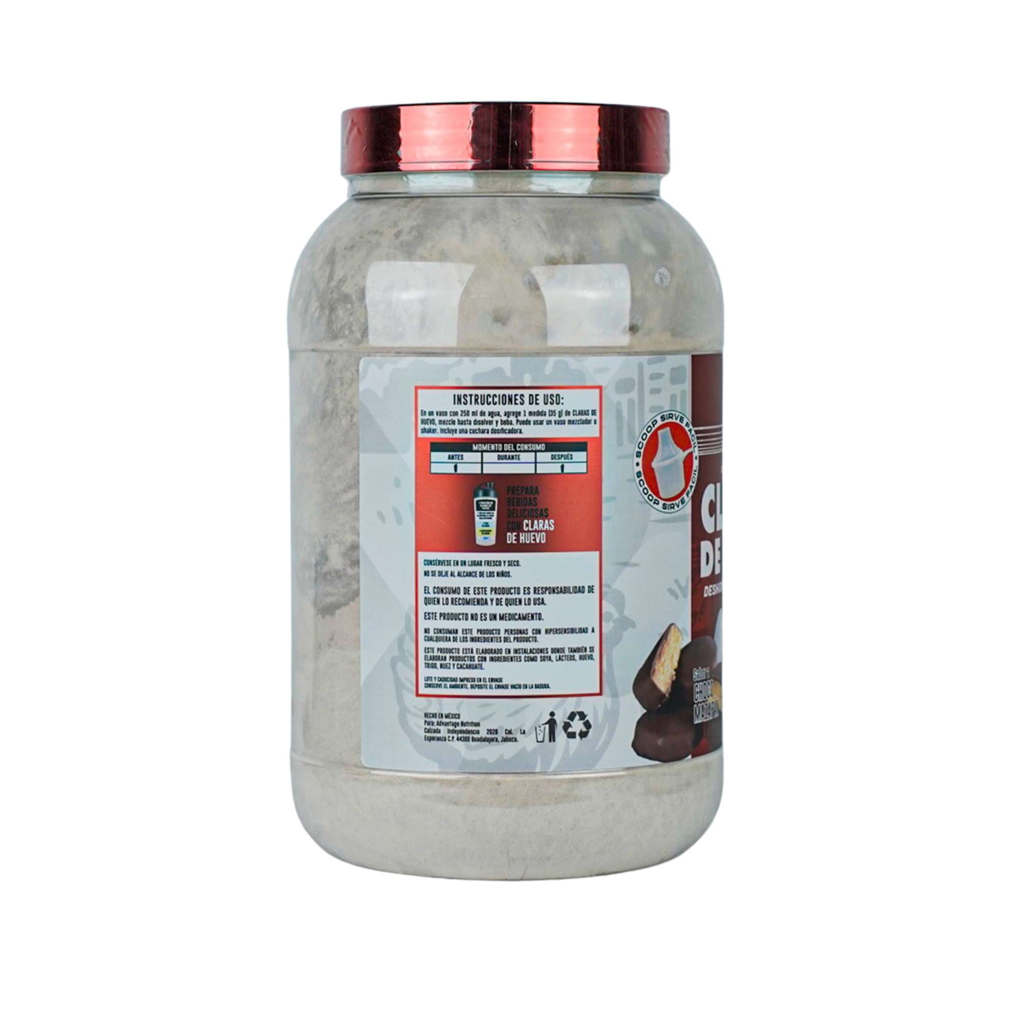Advance Nutrition | Proteína de Claras de huevo | Vainilla Canela | Alto en Proteínas