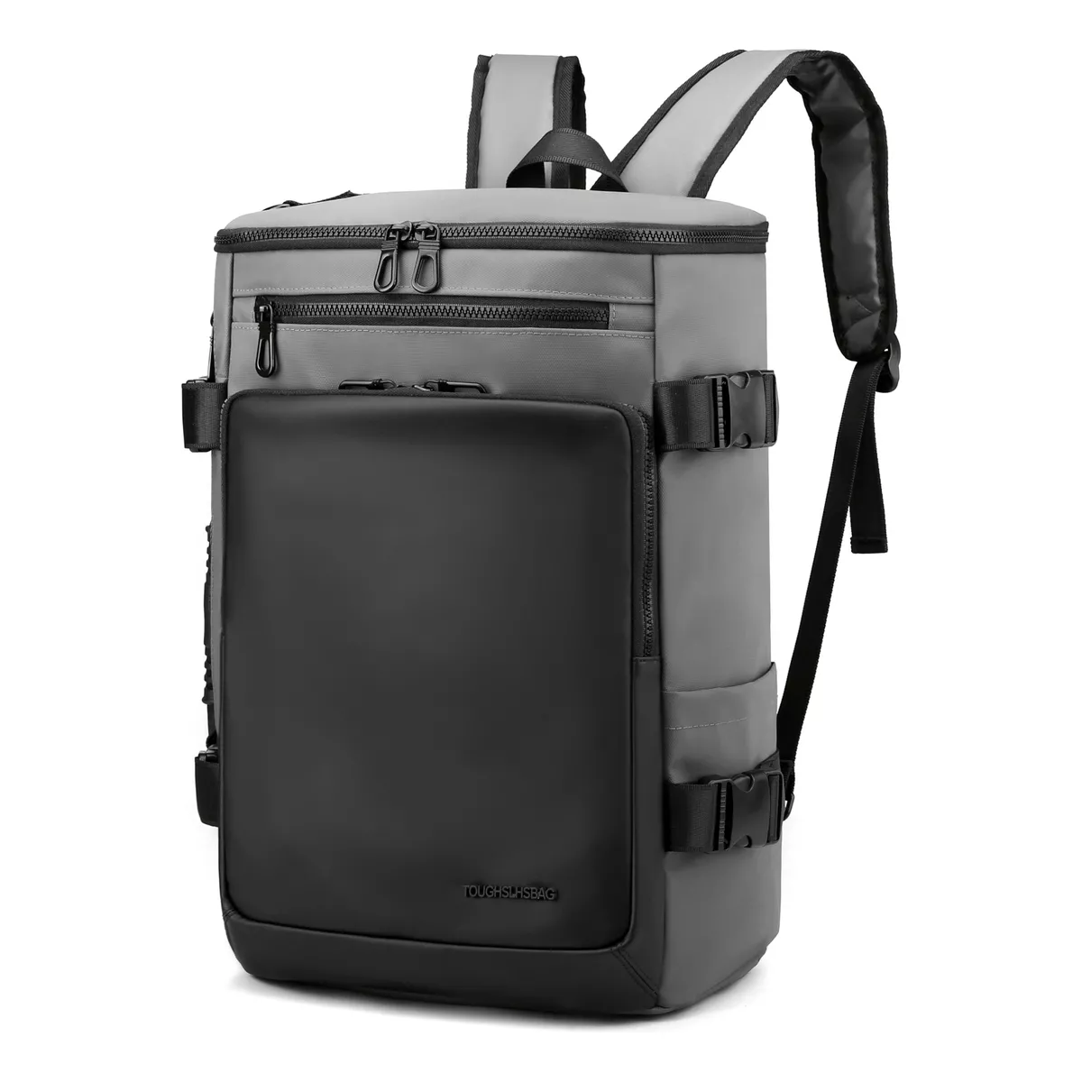 Funda Para Portátil De Impermeable Y Resistent Tipo Mochila Color Gris