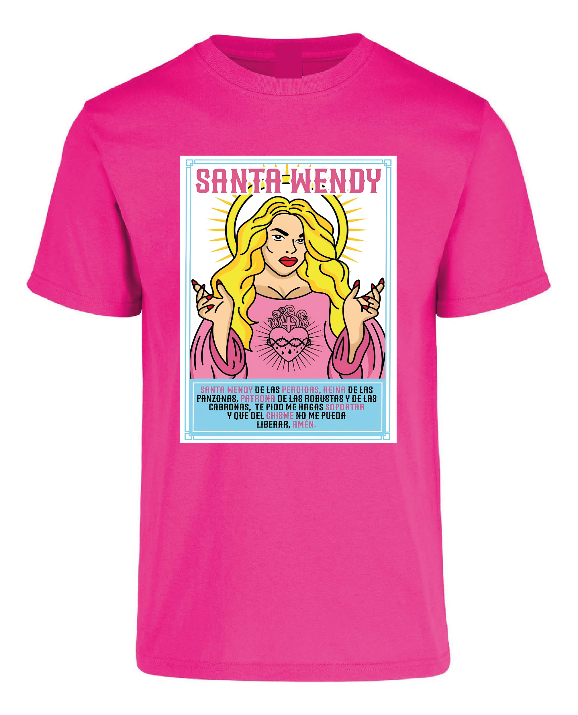 Playera Santa Wendy Guevara Las Perdidas