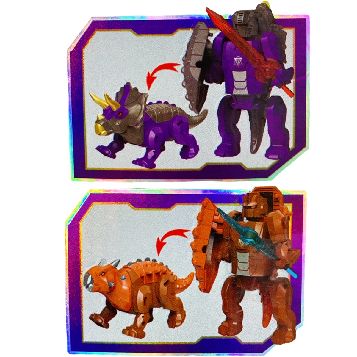 Transformer Robot Dinosaurios Con Accesorios 4en1