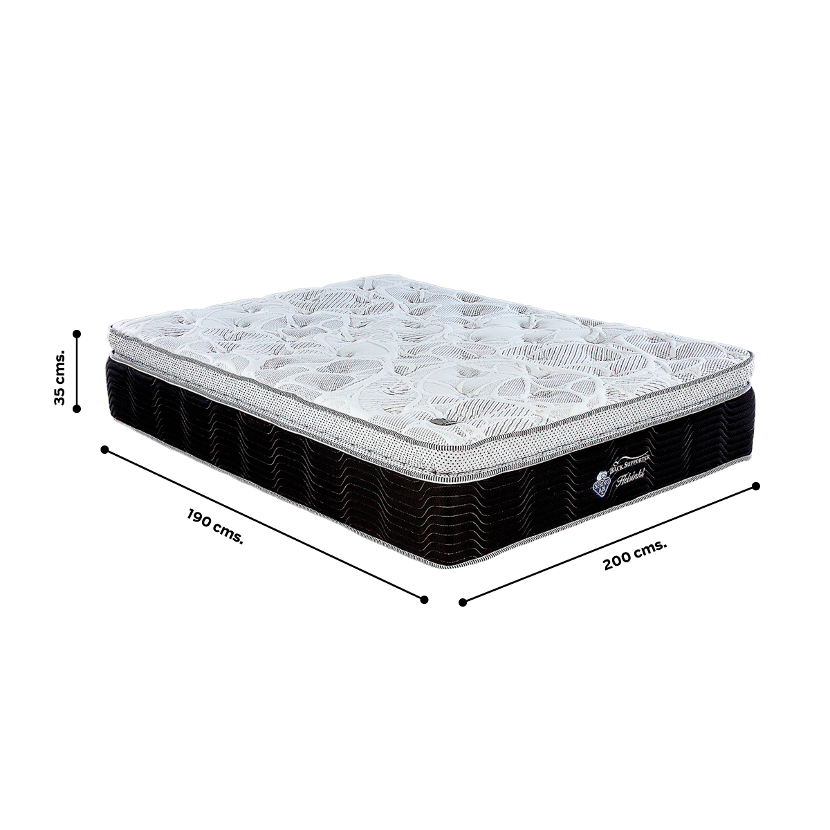 Juego De Box Y Colchon Helsinki Spring Air - King Size.