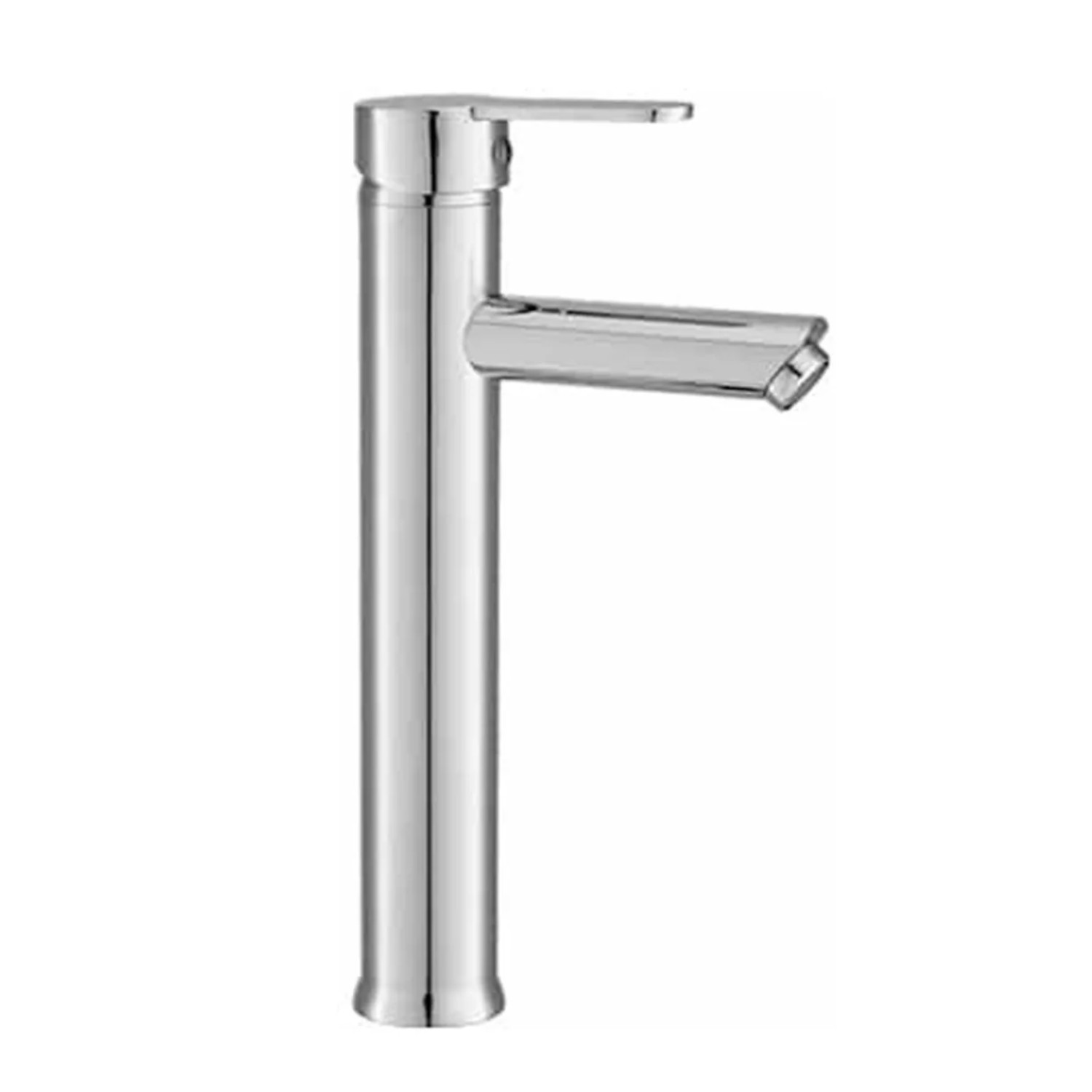 Monomando Baño Lavabo Ovalin Alfa Acero Inóxidable Cromado 30 Cm Alto