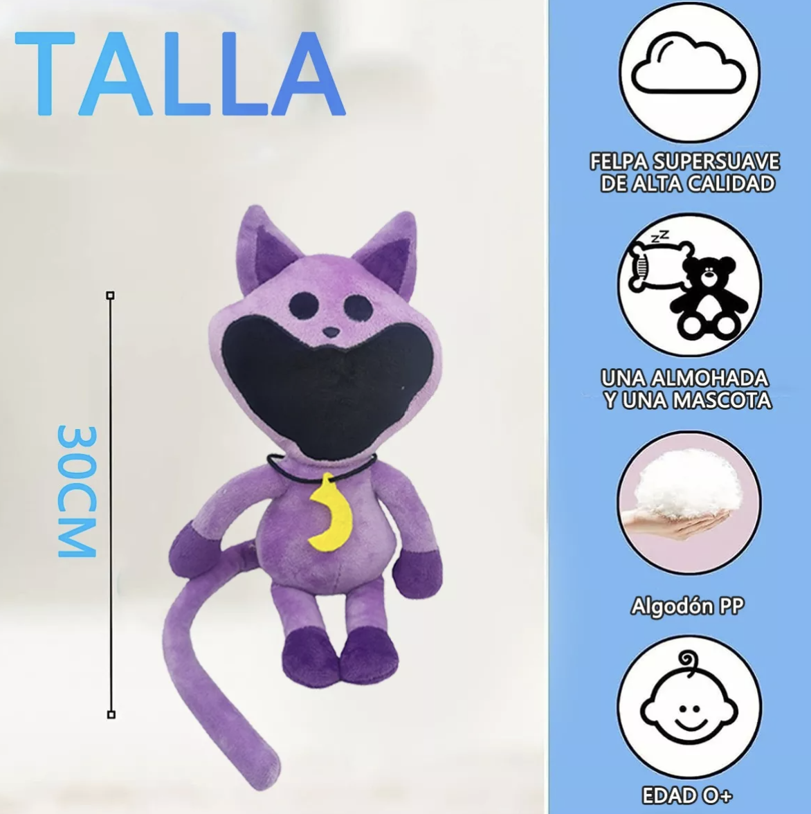 Juguete De Peluche Smiling Critters, Catnap Niños regalo T