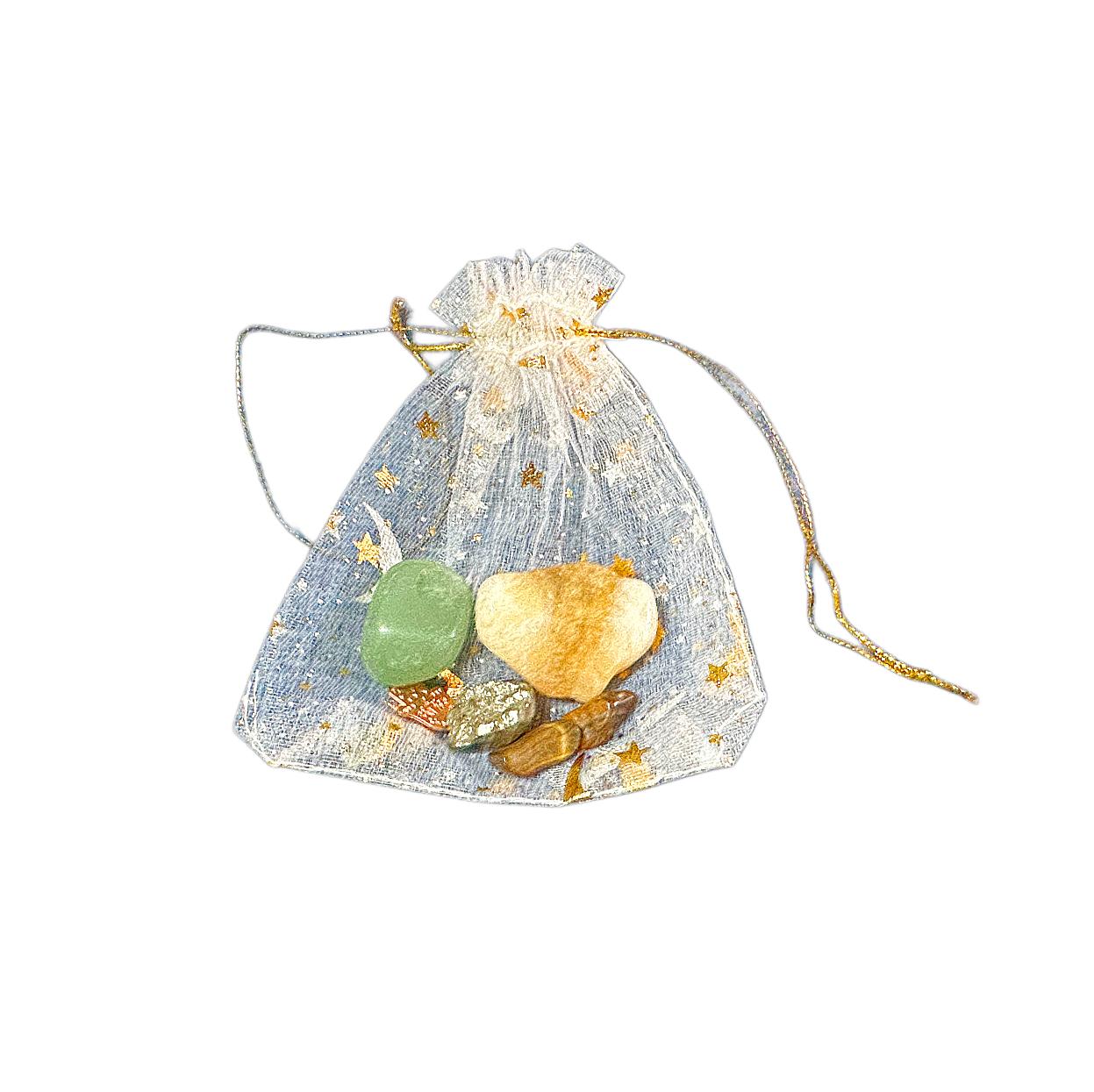 Kit de Cuarzos para la Abundancia: La Energía que Necesitas para Atraer Riqueza y Éxito  GRATIS pulsera ojo turco