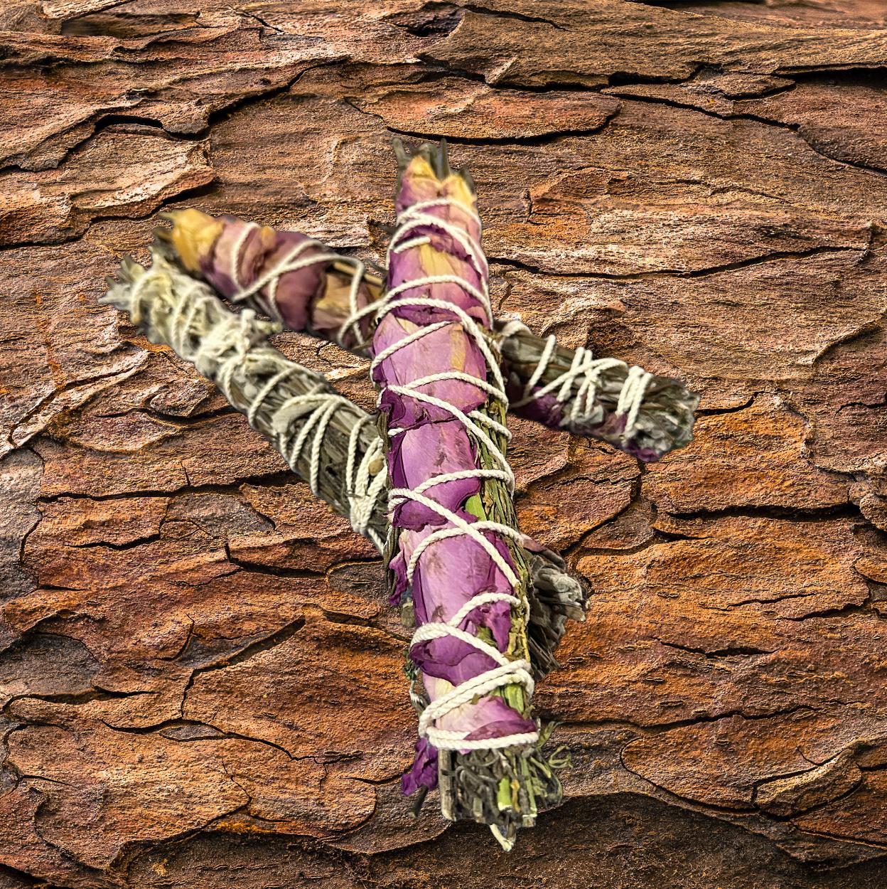 Kit Energético de Protección Cuarzos y Sahumerio Incienso para Eliminar Energía Negativa ✨REGALO Pulsera Ojo turco