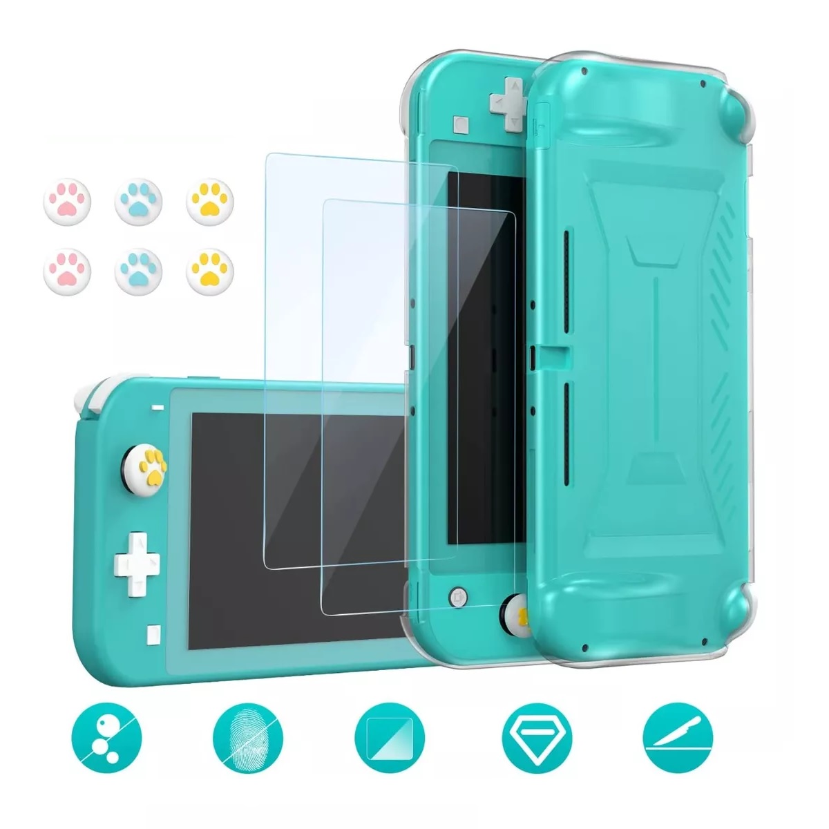 15 En 1 Kit De Accesorios Para Nintendo Switch Lite (verde)