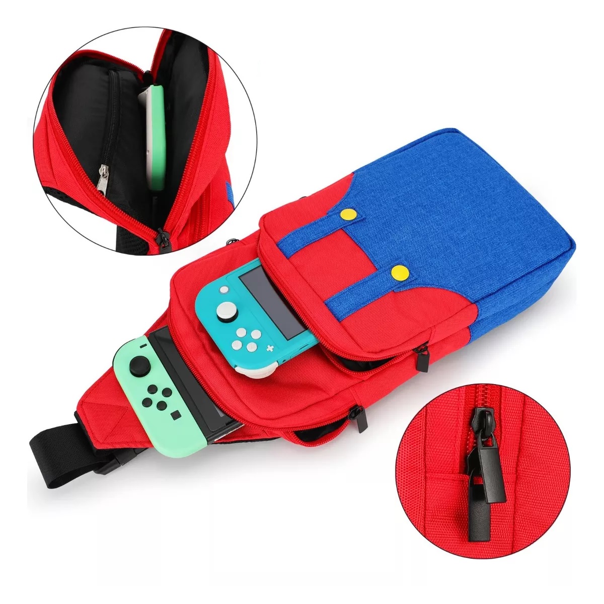 Mochila Estuche Para Nintendo Switch, Bolsa De Pecho 