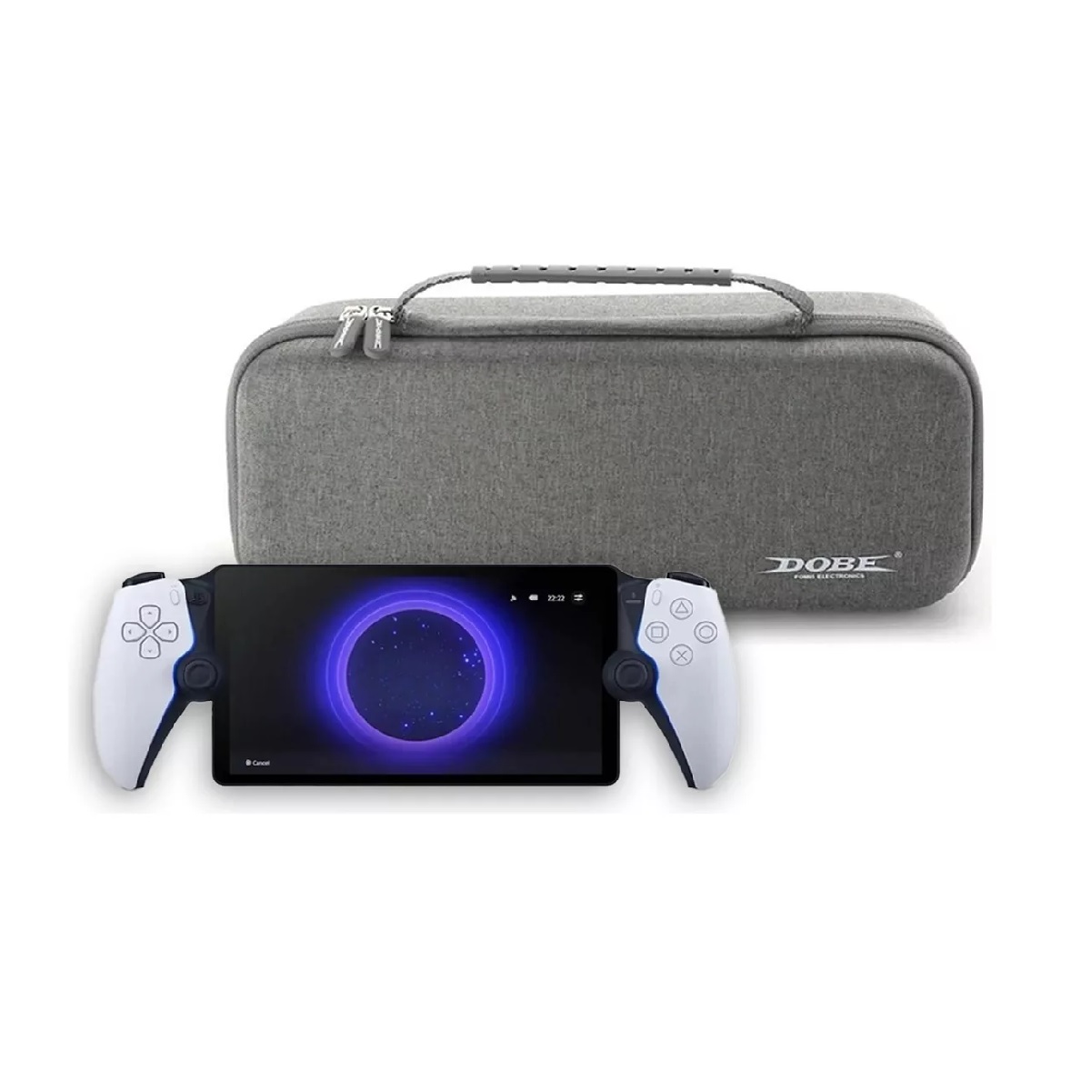 Estuche De Viaje Compatible Con Ps5 Portal Alta Proteccion Gris