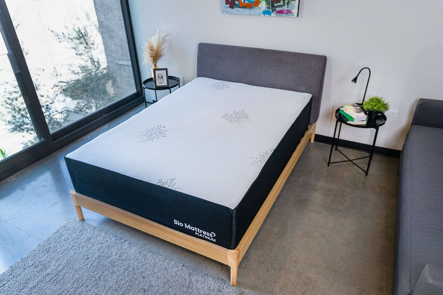 Bio Mattress Colchón Platinum 34 cm de altura. Tecnología Transition Foam y Therapeutic Memory Foam para dar soporte, mantener la columna alineada  y reducir puntos de presión. (Queen)