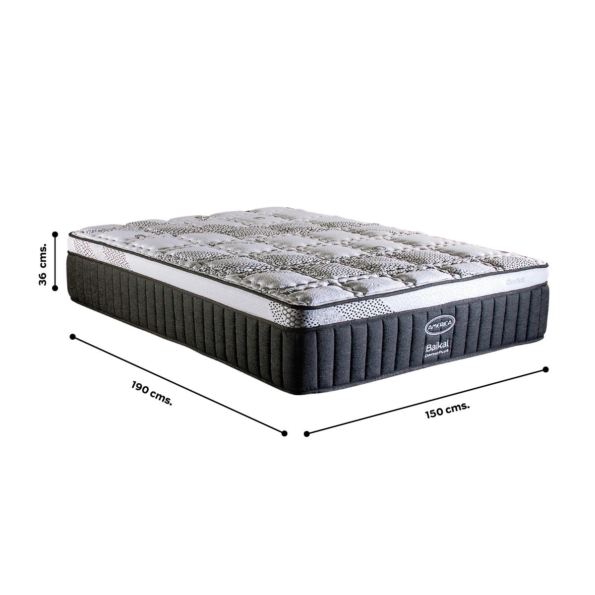 Colchon America Baikal Queen Size.