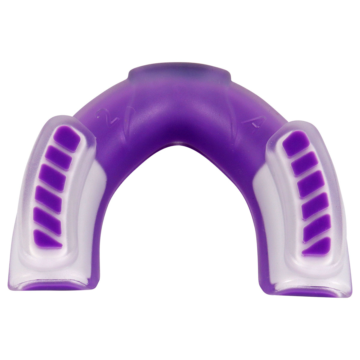 Protector bucal Fire Sports bicolor moldeable para box y artes marciales Morado