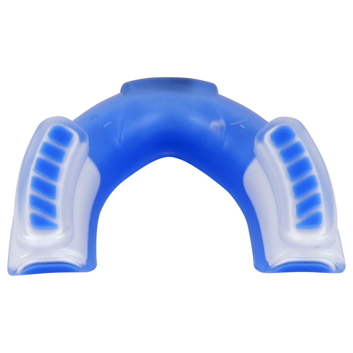 Protector bucal Fire Sports bicolor moldeable para box y artes marciales Azul