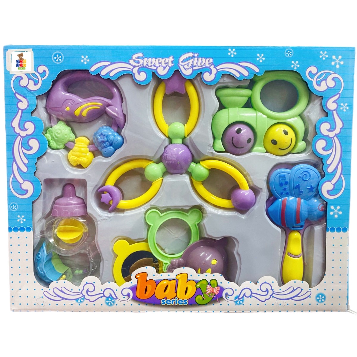 6 Sonajas Con Sonido Cascabel Diferentes Modelos Baby Series