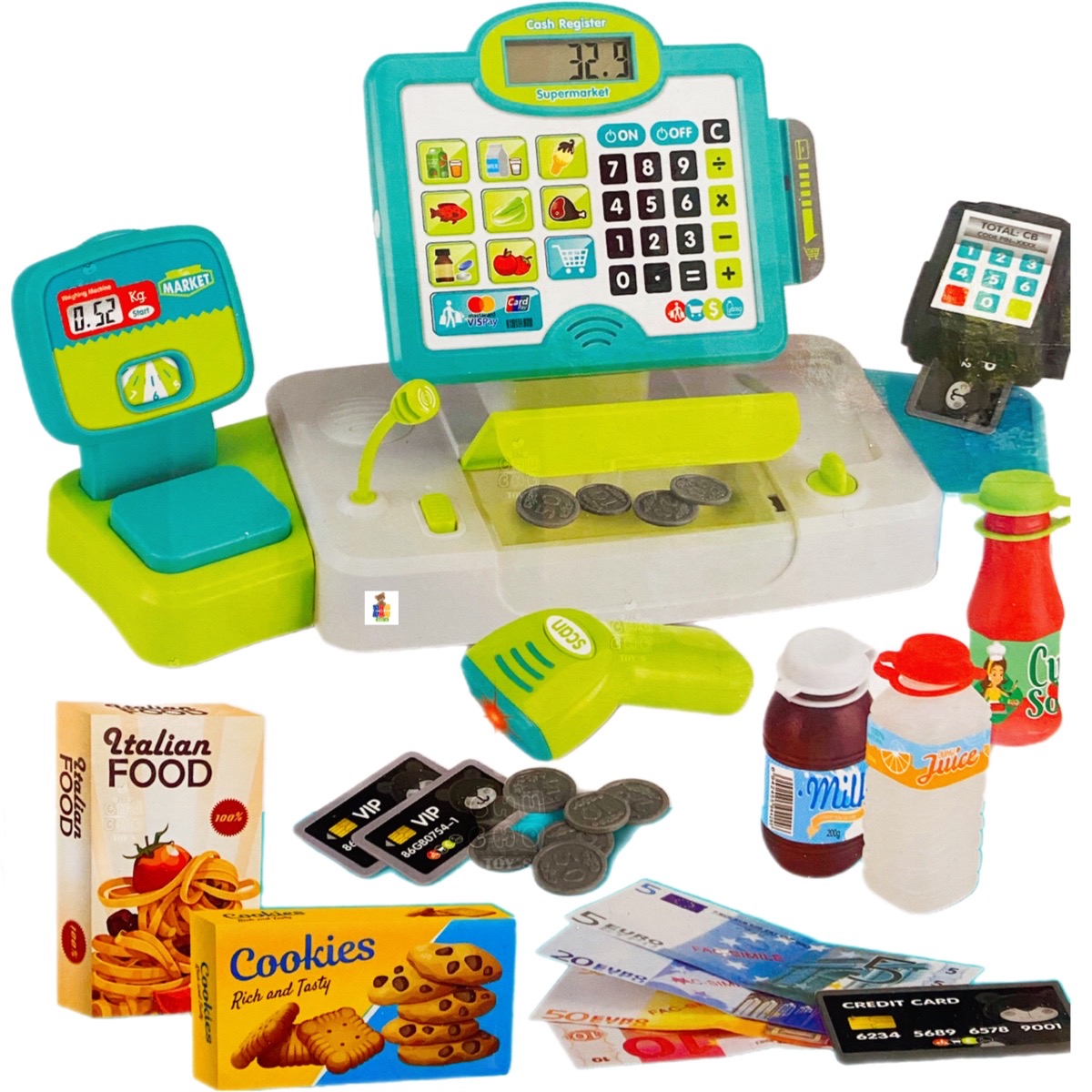 Caja Registradora Calculadora Digital Luz Y Sonido Lcd 21pz