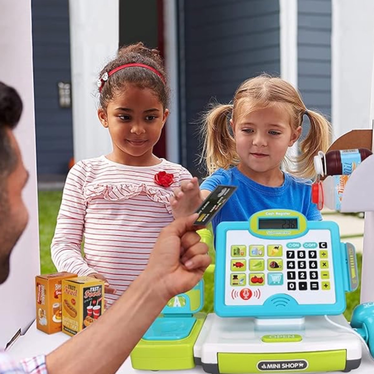 Caja Registradora Calculadora Digital Luz Y Sonido Lcd 21pz
