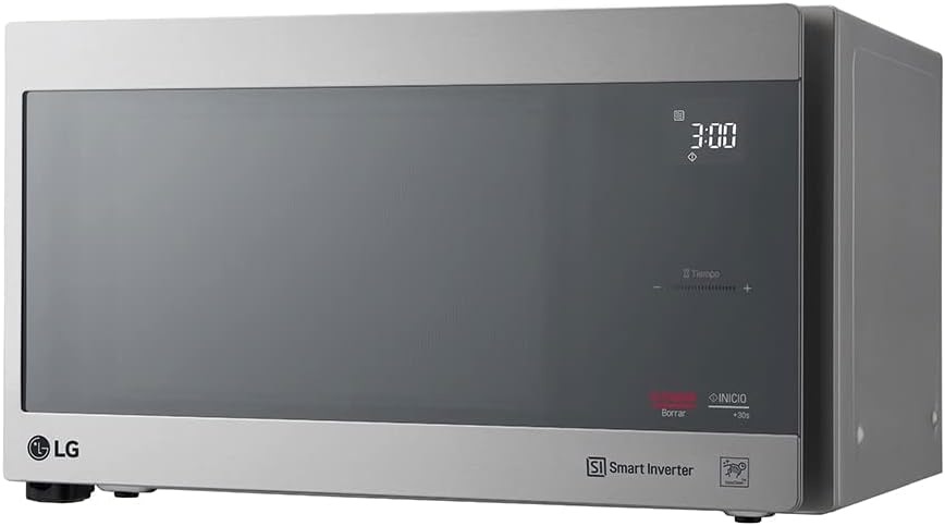 LG Horno Microondas Inverter 1.5 Pies Cúbicos, Acero Inoxidable, MS1596CIR
