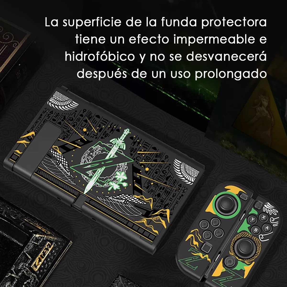 Funda Protector Nintendo Switch Mario Zelda Con Joycon Gomas
