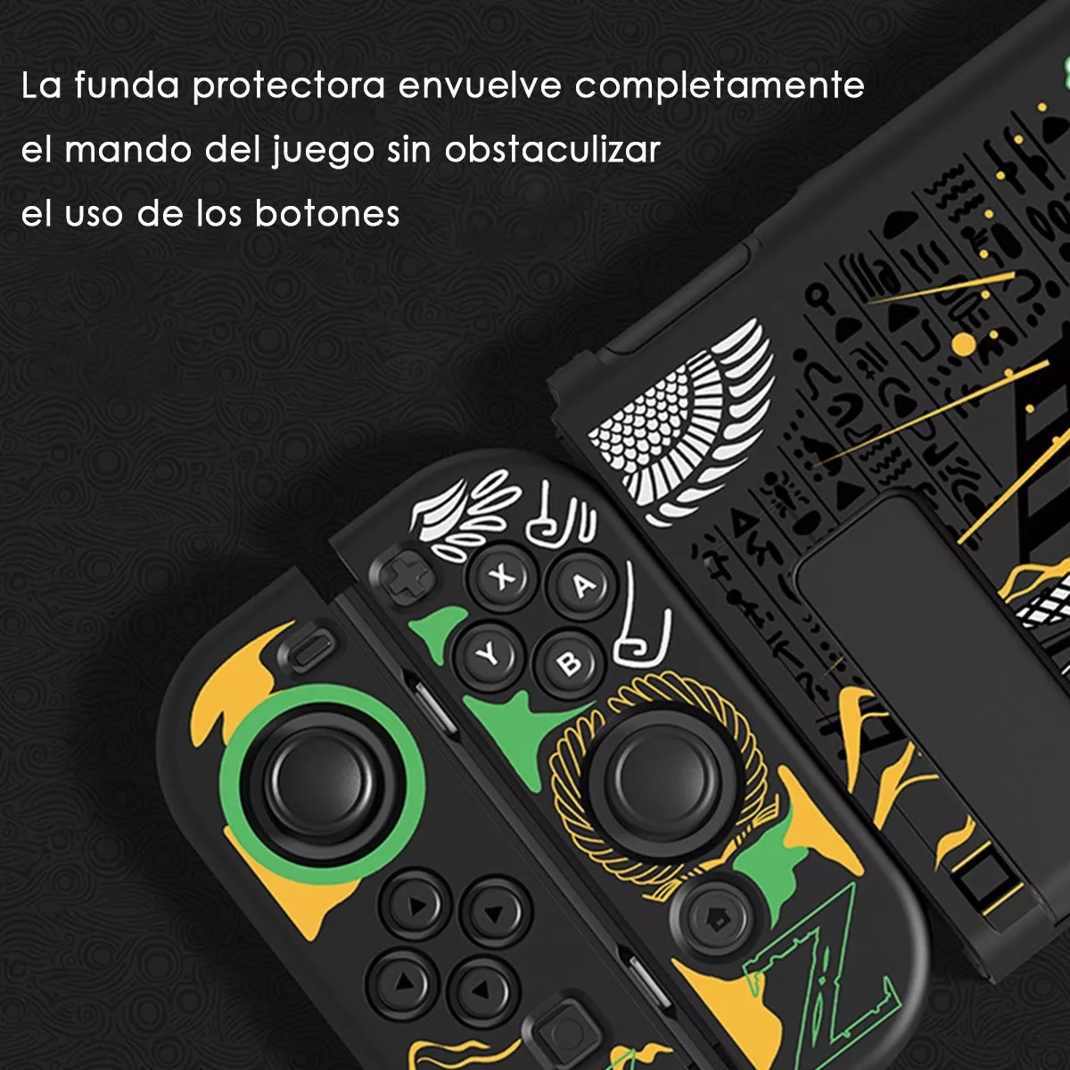 Funda Protector Nintendo Switch Mario Zelda Con Joycon Gomas
