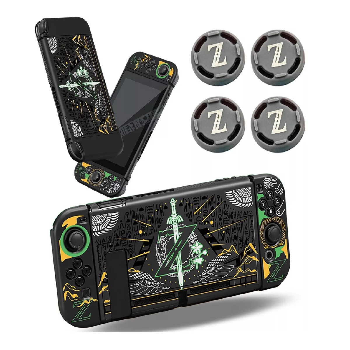 Funda Protector Nintendo Switch Mario Zelda Con Joycon Gomas
