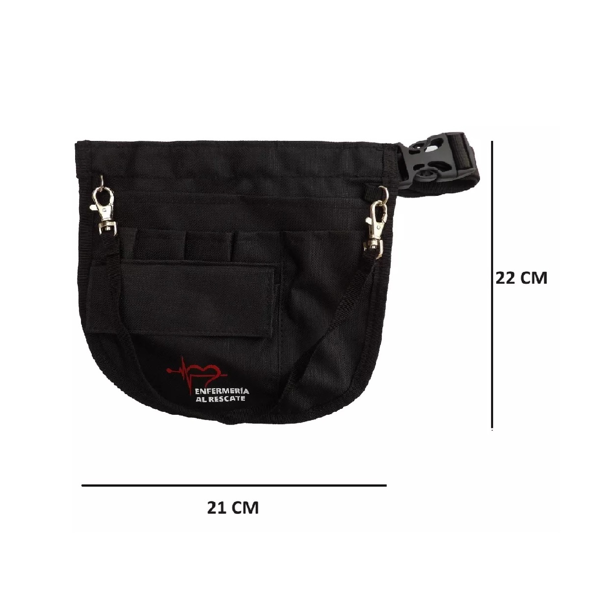 Riñonera Enfermera Enfermeria Moda Clasico Negro