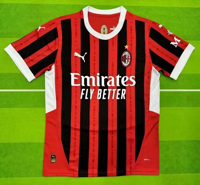 Nuevo! Jersey AC Milan 2024/2025 Titular Local Champions Alvaro Morata 7 Talla XL