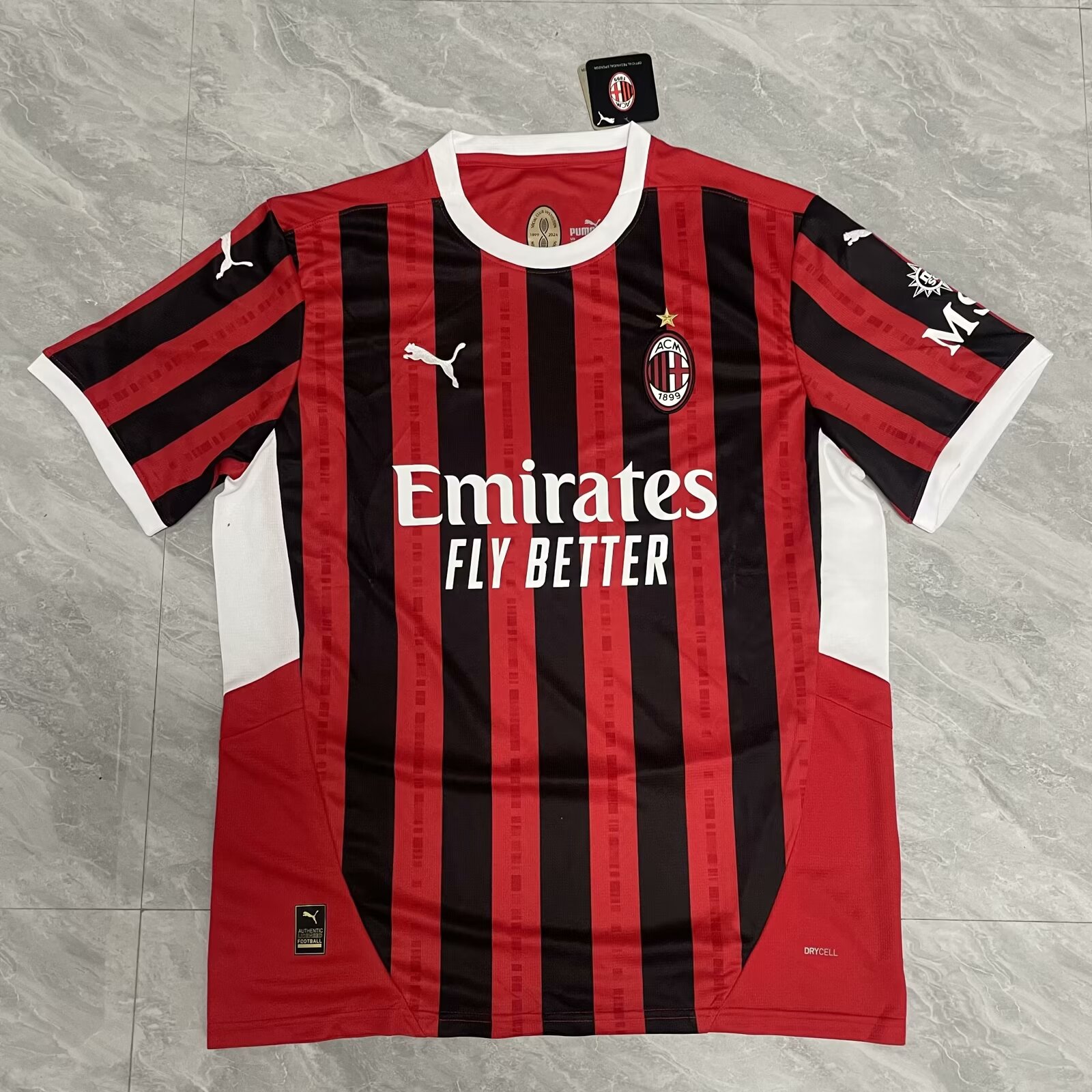 Nuevo! Jersey AC Milan 2024/2025 Titular Local Alvaro Morata 7 Talla L