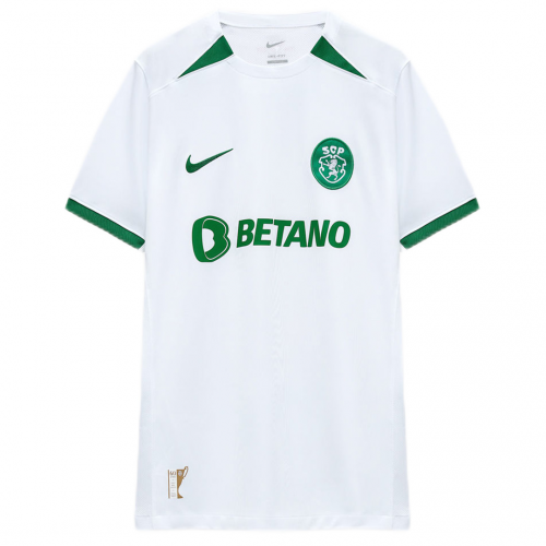 Nuevo! Jersey Sporting de Lisboa Portugal 2024/2025 Visita Blanca Talla S