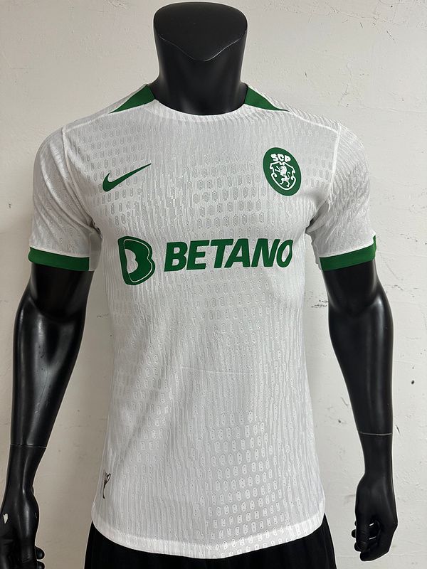 Nuevo! Jersey Sporting de Lisboa Portugal 2024/2025 Visita Blanca Talla S