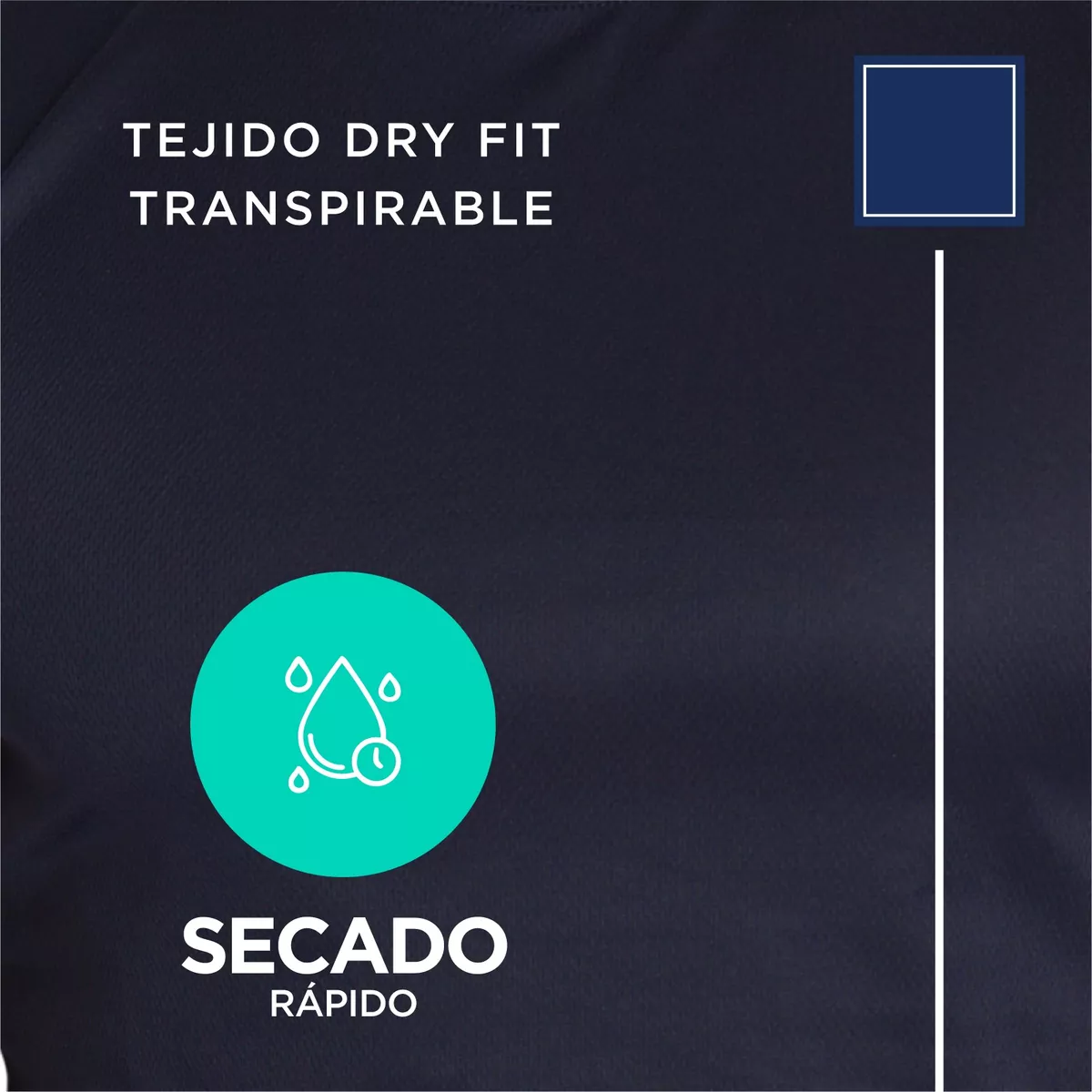 Juego 5 Playeras Deportivas Cuello Redondo Dry Fit Gym Hombre Talla G