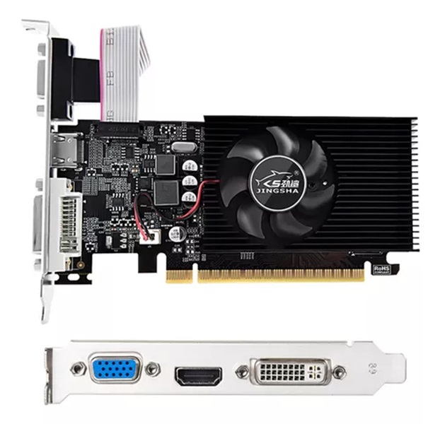 Tarjeta Grafica GT610 2GB DDR3 HDMI, VGA, DVI - Jingsha