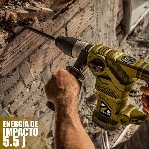 Rotomartillo Cincelador Industrial Sds Edoevom VERDE