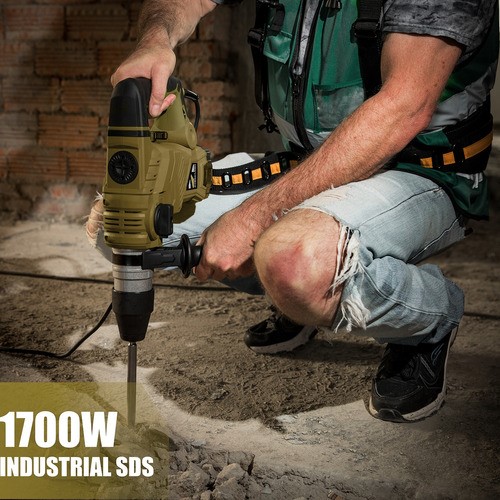 Rotomartillo Cincelador Industrial Sds Edoevom VERDE