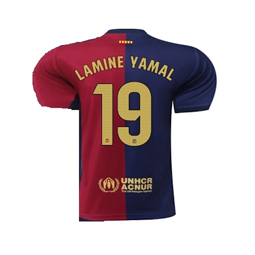 Nuevo! Jersey Barcelona 2024/2025 Titular Local Lamine Yamal 19 Talla S