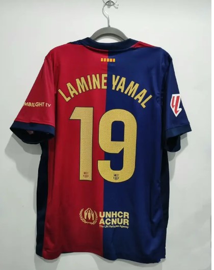 Nuevo! Jersey Barcelona 2024/2025 Titular Local Lamine Yamal 19 Talla S
