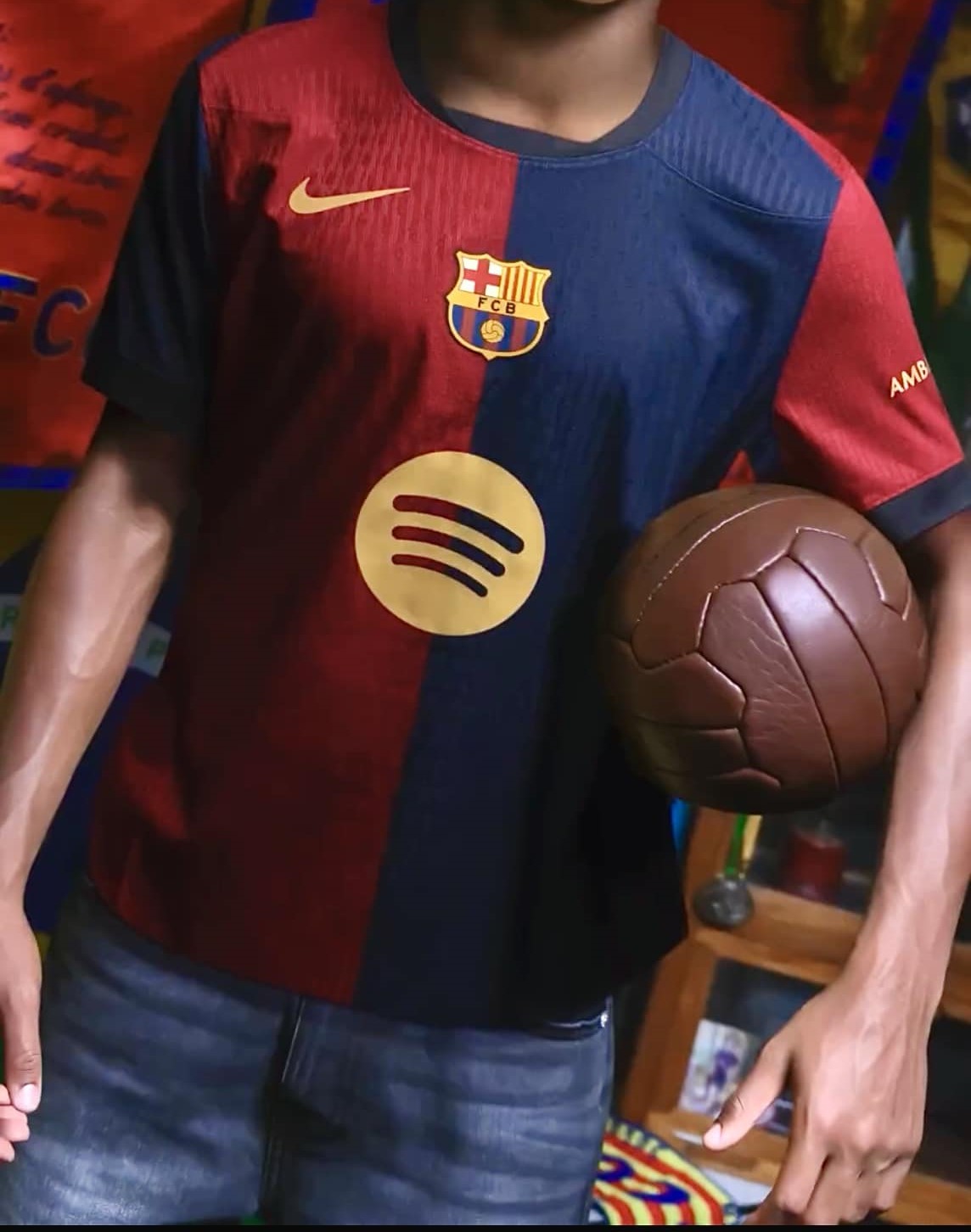 Nuevo! Jersey Barcelona 2024/2025 Titular Local Cule Visca Barca Talla M