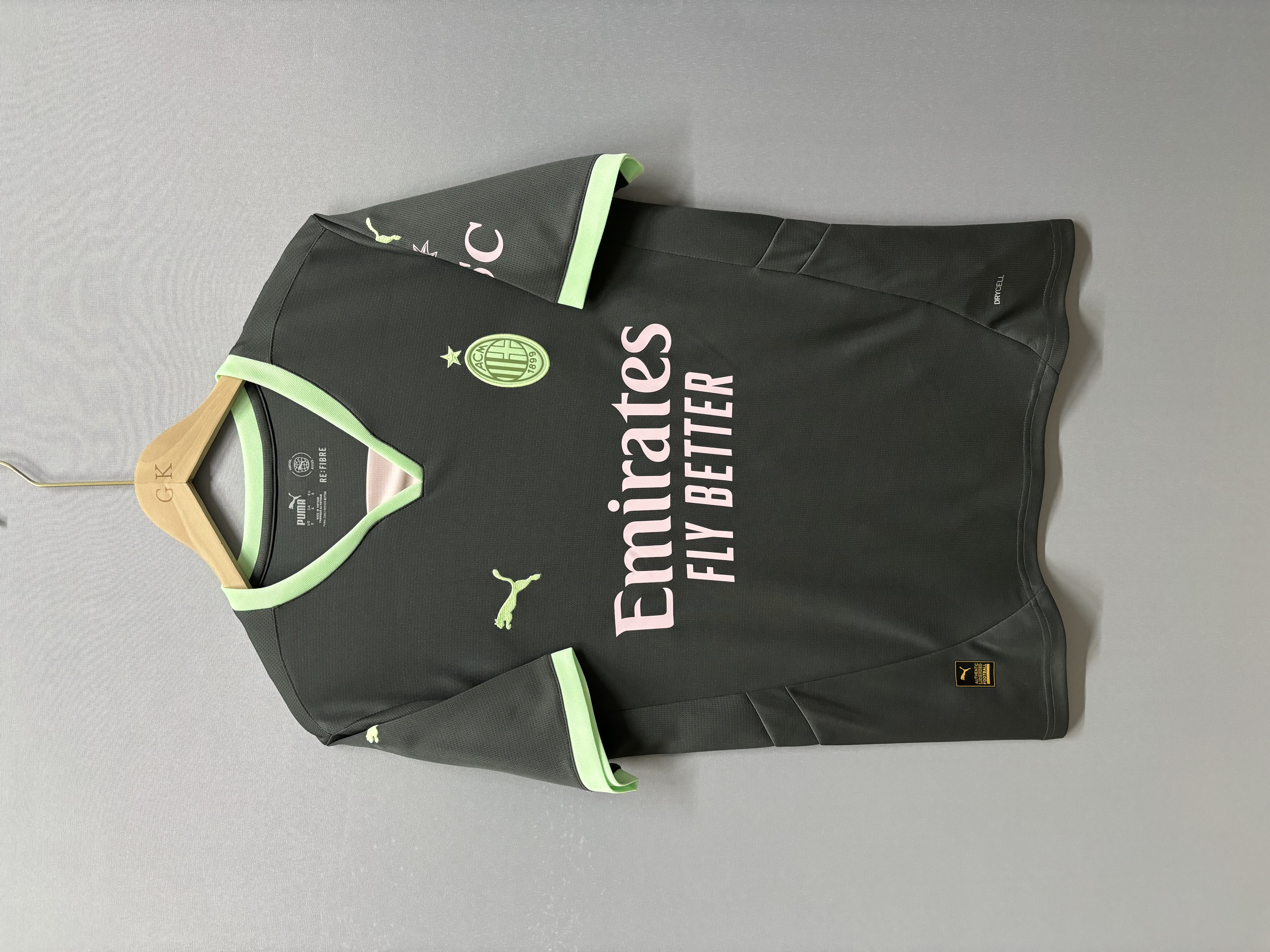 Nuevo! Jersey AC Milan 2024/2025 Tercero 3ero Gris Talla L