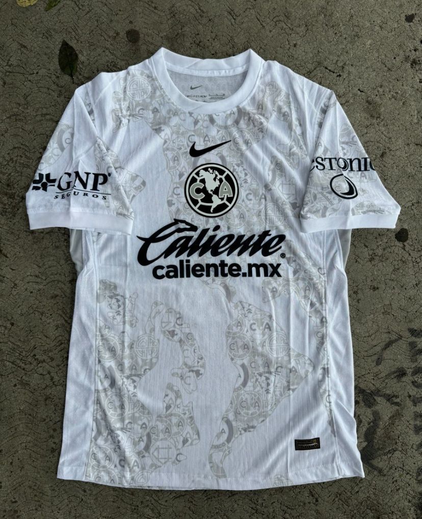 Nuevo! Jersey Club Ame Mexico Aguilas 2024/2025 Portero Arquero Blanco Malagon 1 Talla L