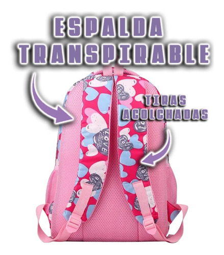 Mochila Escolar Viaje Back Pack Para Laptop Super Calidad Ma020 Am7