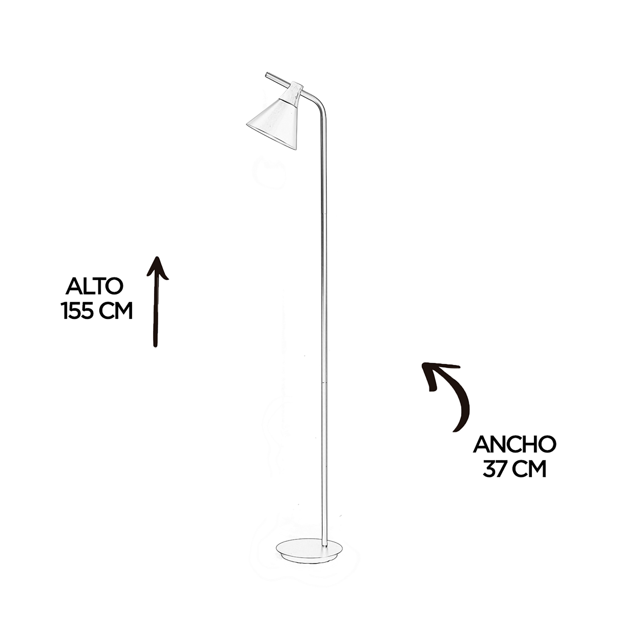 Lámpara De Piso Led Moderna Gamalux Decolamp