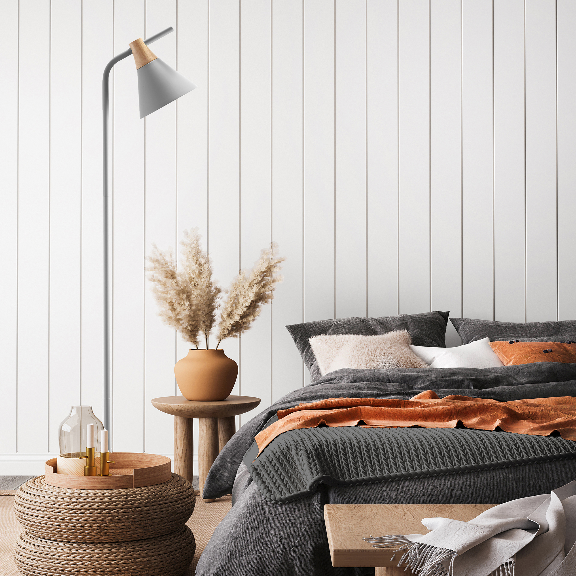 Lámpara De Piso Led Moderna Gamalux Decolamp