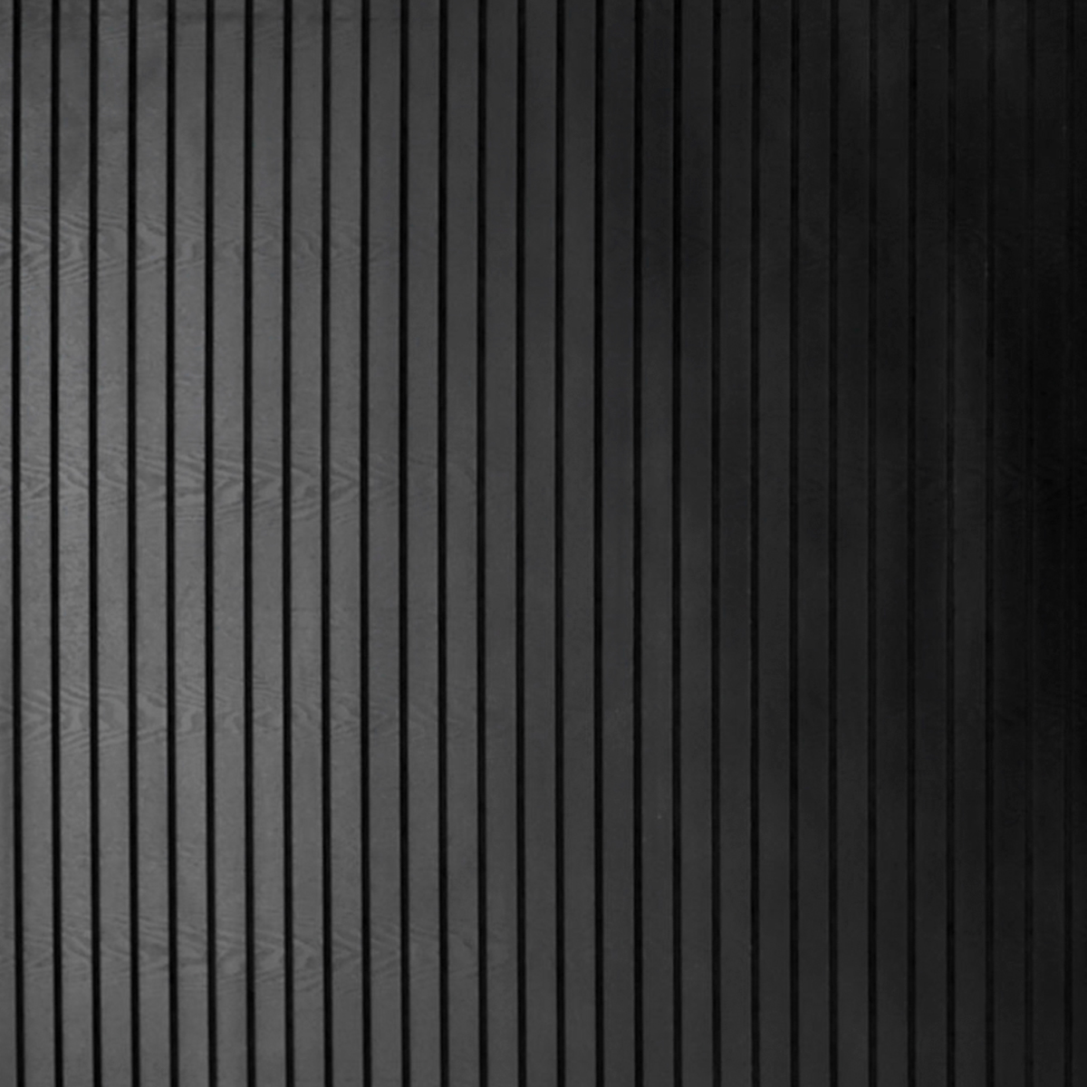 Cabecera para Cama Tamaño King y Queen Size Color Negro con Relieves Decorativos Verticales y Estructura de Madera Industrial