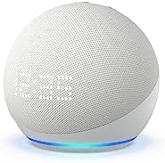 Echo Dot 5. generacion Bocina inteligente con Alexa - Blanca con reloj