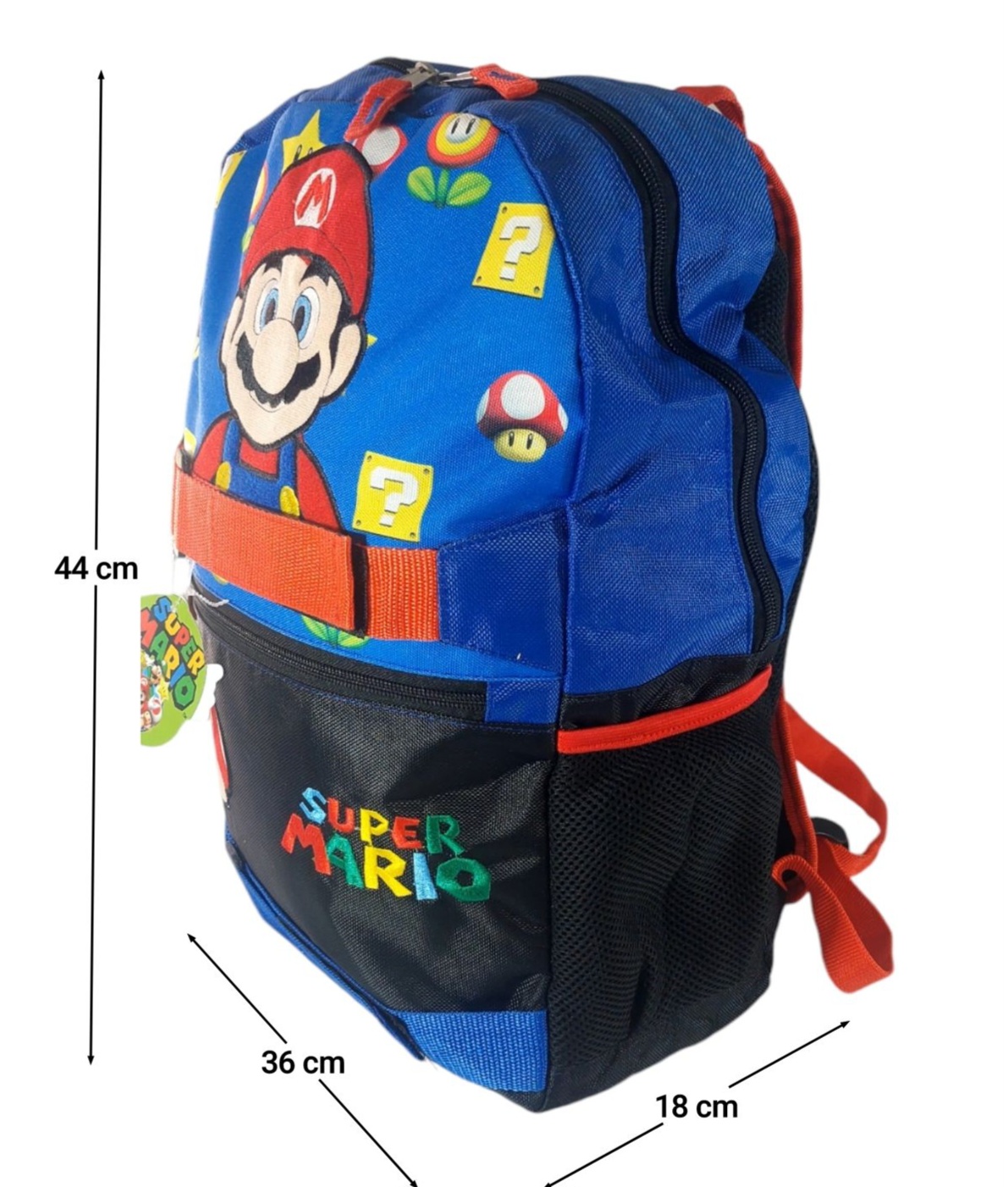 Mochila  Portalaptop la más alta calidad  Premiun de lujo Bordada Mario Bros 